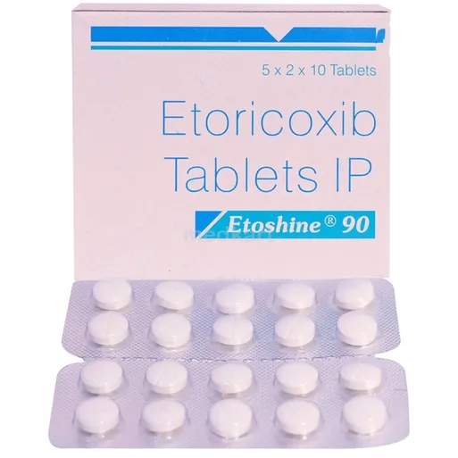 etoshine 90mg tablet 10's
